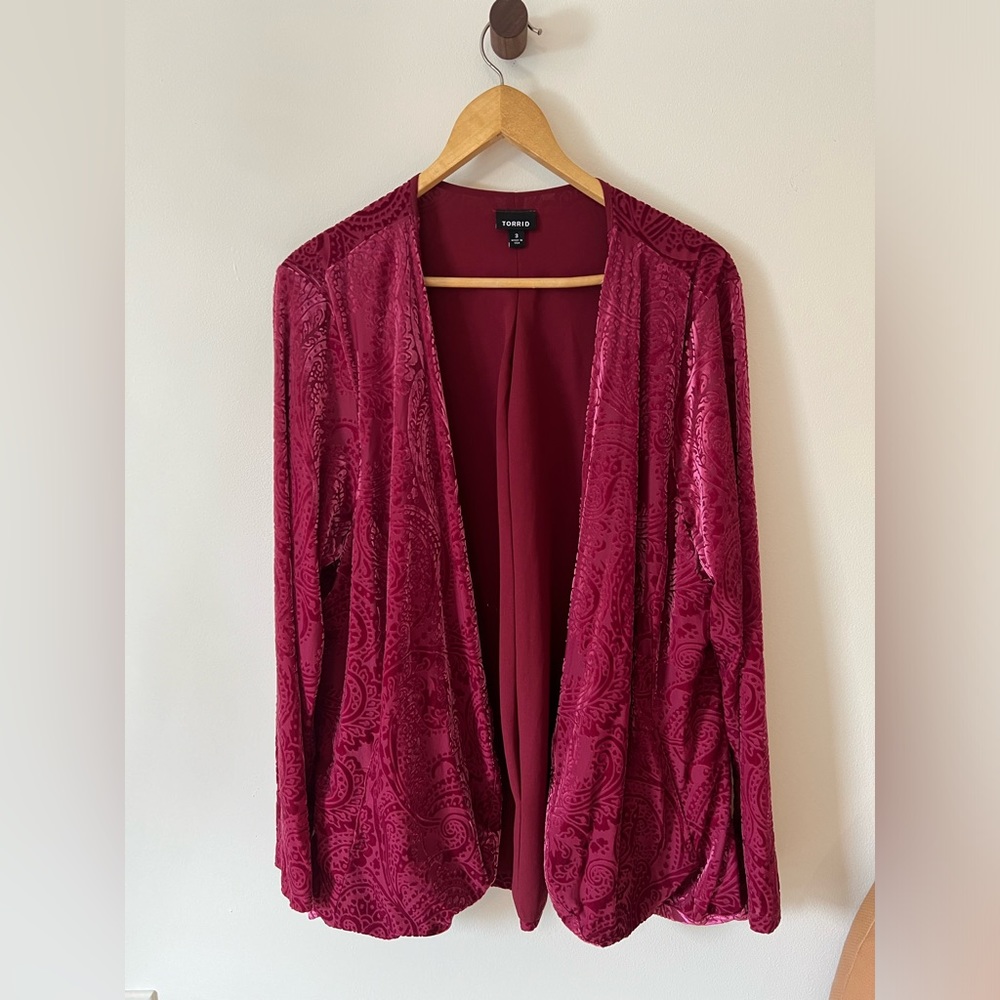Torrid Velvet Kimono